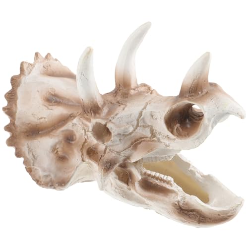 ifundom Aquarium Dekoration Fake Dinosaur Skull Ornament Simuliertes Schädel für Aquarien Haltbarem Resin und Kompakt für Einfachen Einsatz und Bewegung ifundom Aquarium Dekoration Fake Dinosaur Skull Ornament Simuliertes Schädel für Aquarien Haltbarem Resin und Kompakt für Einfachen Einsatz und Bewegung von ifundom