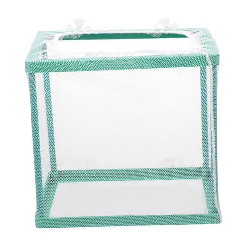 ifundom Aquarium Fisch Zuchtbox mit Transparentem Netz Atmungsaktivem Inkubator für Lebendgebärende Fische Wie Betta und Guppy Laichkasten zur Schonung der Eier und Verbesserung der von ifundom