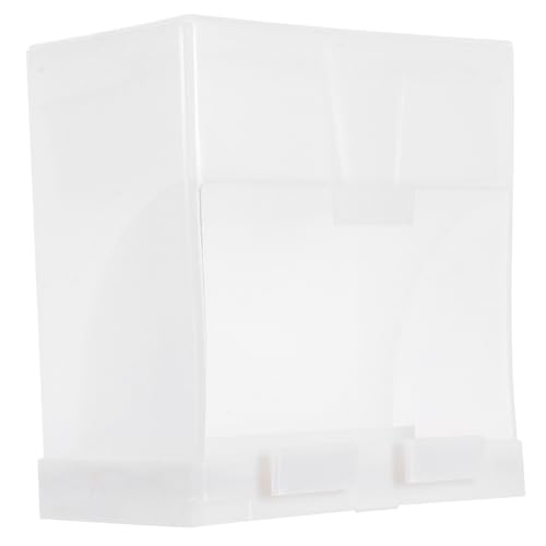 ifundom Automatischer Vogelfutterspender Transparent Kunststoff Futterbox Spillproof No Mess Vogelkäfig Futterbehälter für Wellensittiche Papageien Pigeons ifundom Automatischer Vogelfutterspender Transparent Kunststoff Futterbox Spillproof No Mess Vogelkäfig Futterbehälter für Wellensittiche Papageien Pigeons von ifundom