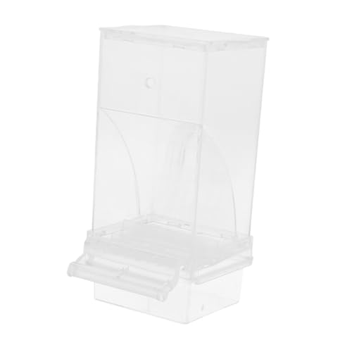 ifundom Automatischer Vogelfutterspender mit Wasserdichtem Design Transparente Futter und Trinkstation für Papageien und Sittiche für Sauberes Füttern im Käfig ifundom Automatischer Vogelfutterspender mit Wasserdichtem Design Transparente Futter und Trinkstation für Papageien und Sittiche für Sauberes Füttern im Käfig von ifundom