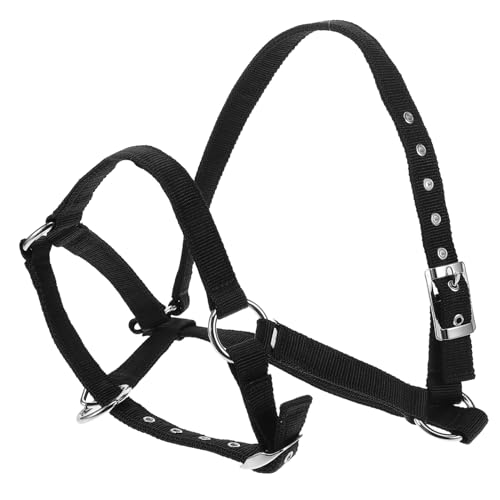 ifundom Bequemes Gepolstertes Pferdehalfter und Seil Einstellbares Nylon Halfter Set für Reitausbildung und Training von ifundom