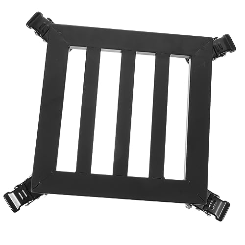 ifundom Blumentopfständer Pflanzenständer Anlage Rad Pflanze mit Rädern Pflanze Steht innen Pflanzentopfhalter Ständer für Blumentöpfe Pflanzenschalen Topfwagen Eisen Black von ifundom