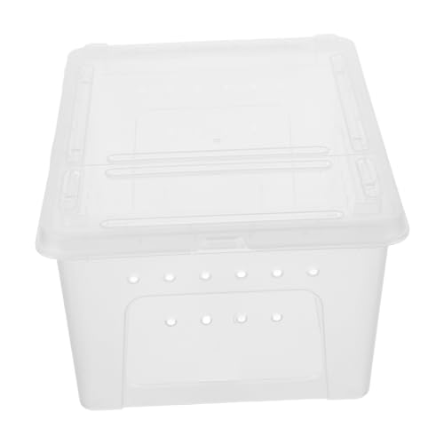 ifundom Box Spider Terrarium Eidechsenkäfig Reptilienträger Reptilienkäfig Schildkrötenhabitat Schildkrötenhabitat Eidechsentragetasche Cricket Keeper Für Reptilien von ifundom