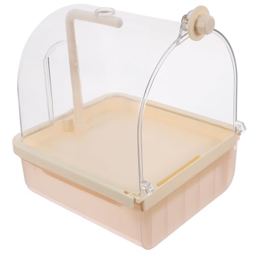 ifundom Box Sugar Glider Cage Jaula para Periquitos Vogelkäfigständer Nur Seilstangen Für Vogelkäfige Conure Cage Kiespapier Für Vogelkäfige Transparente Futterschalenabdeckung Mit Griff von ifundom