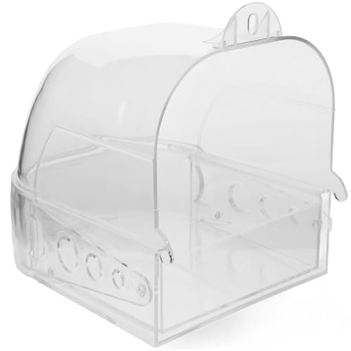 ifundom Pet Bird Bath Box Für Kleine Vögel Transparente Für Papageien Sittiche Kanarienvögel Und Liebesvögel Zubehör Für Vogelkäfige ifundom Pet Bird Bath Box Für Kleine Vögel Transparente Für Papageien Sittiche Kanarienvögel Und Liebesvögel Zubehör Für Vogelkäfige von ifundom