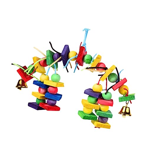 ifundom Buntes Papagei Kauspielzeug aus Holz Langlebiges Leichtes Vogel Biss Farbenfrohes Haustierspielzeug für Papageien und Wellensittiche Einfach Tragbar und Attraktiv Gestaltet ifundom Buntes Papagei Kauspielzeug aus Holz Langlebiges Leichtes Vogel Biss Farbenfrohes Haustierspielzeug für Papageien und Wellensittiche Einfach Tragbar und Attraktiv Gestaltet von ifundom
