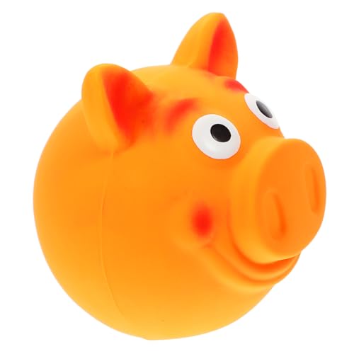 ifundom Cartoon Kauspielzeug aus Schweineform Quietschend für Mittelgroße zur Zahnpflege für Interaktive Spiele Orangefarben ifundom Cartoon Kauspielzeug aus Schweineform Quietschend für Mittelgroße zur Zahnpflege für Interaktive Spiele Orangefarben von ifundom