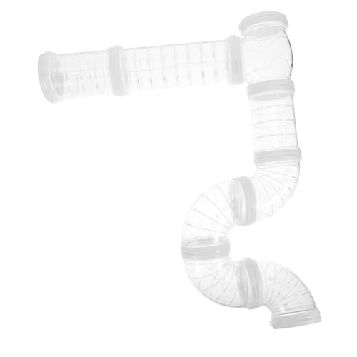 ifundom DIY Hamster Tunnel Set Transparent Flexible Verbindungstunnel Leichtes Spielröhrensystem für Mäuse Hamster Ratten und Kleine Haustiere zur Bewegungsförderung ifundom DIY Hamster Tunnel Set Transparent Flexible Verbindungstunnel Leichtes Spielröhrensystem für Mäuse Hamster Ratten und Kleine Haustiere zur Bewegungsförderung von ifundom