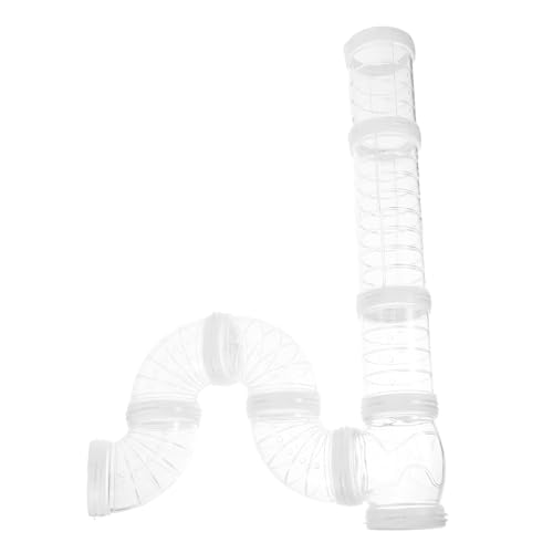 ifundom DIY Hamster Tunnel Set Transparent Hamsterrohre Geräuscharme Verbindung Flexibel Leicht zu Reinigen Erweiterbar für Mäuse Hamster Ratten und Kleine Haustiere ifundom DIY Hamster Tunnel Set Transparent Hamsterrohre Geräuscharme Verbindung Flexibel Leicht zu Reinigen Erweiterbar für Mäuse Hamster Ratten und Kleine Haustiere von ifundom