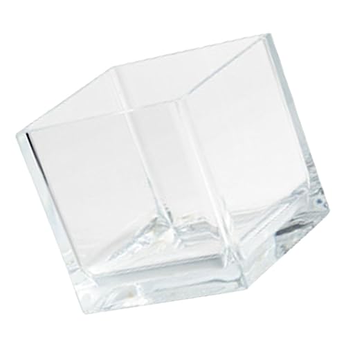 ifundom Desktop Aquarium Transparenter Goldfischtank für Büro und Zuhause Multifunktionaler Betta Tank Stilvolle Dekoration für Garten und Hochzeiten von ifundom