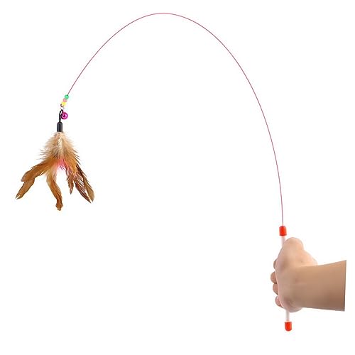 ifundom Katzenangel Spielzeug Mit Glocken Und Perlen Interaktives Katzenspielzeug Aus Flexibler Schnur Und Fördert Bewegung Und Spielvergnügen Für Katzen ifundom Katzenangel Spielzeug Mit Glocken Und Perlen Interaktives Katzenspielzeug Aus Flexibler Schnur Und Fördert Bewegung Und Spielvergnügen Für Katzen von ifundom