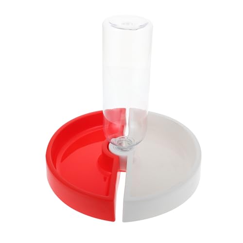 ifundom Dual Futternapf für Katzen und Hunde Kreativer Wasserspender aus Hochwertigem Rutschfestes Design Automatische Wasserversorgung Praktische Fress und Trinkschale für Haustiere von ifundom