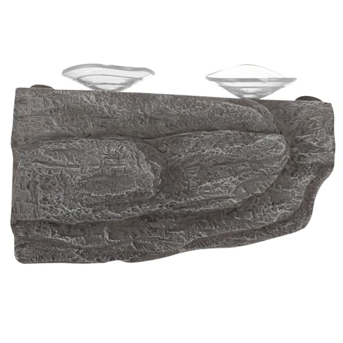 ifundom Extra Große Schildkrötenplattform mit Saugnapf Verstellbare Basking Plattform für Wasserschildkröten Robuste Resin kletterterrasse und Aquarium Dekoration für Reptilien und von ifundom