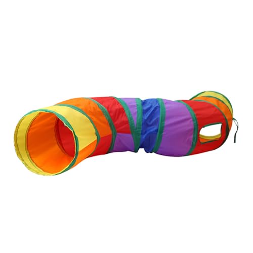 ifundom Faltbarer Katzentunnel Regenbogenfarben Interaktives Katzenspielzeug Robustes Katzenröhre für Spiel und Beschäftigung Innenbereich Kleine bis Große Katzen ifundom Faltbarer Katzentunnel Regenbogenfarben Interaktives Katzenspielzeug Robustes Katzenröhre für Spiel und Beschäftigung Innenbereich Kleine bis Große Katzen von ifundom