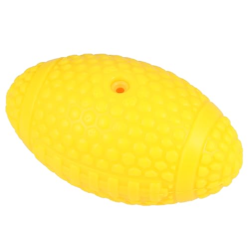ifundom Fußball Hundespielzeug kauen Backenzahn Hundeball Rugbyball- Ballspielzeug für Hunde Haustier Emulsion Yellow ifundom Fußball Hundespielzeug kauen Backenzahn Hundeball Rugbyball- Ballspielzeug für Hunde Haustier Emulsion Yellow von ifundom