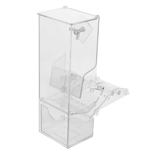 ifundom Futterautomat Papagei Wellensittich Futterbehälter Papageifutter praktischer Vogelhäuschen für groß Vogelfütterungsmaschine Kleiner Vogelhäuschen Acryl Transparent ifundom Futterautomat Papagei Wellensittich Futterbehälter Papageifutter praktischer Vogelhäuschen für groß Vogelfütterungsmaschine Kleiner Vogelhäuschen Acryl Transparent von ifundom