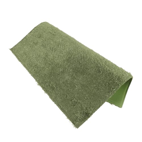 ifundom Gefälschter Rasen Turtle Panzerzubehör Gecko-Bett Reptiliensubstratteppich Zubehör Für Reptilien Torfmoos Für Pflanzen Liner Gefälschte Grasquadrate Wurf Ballaststoff Light Green von ifundom