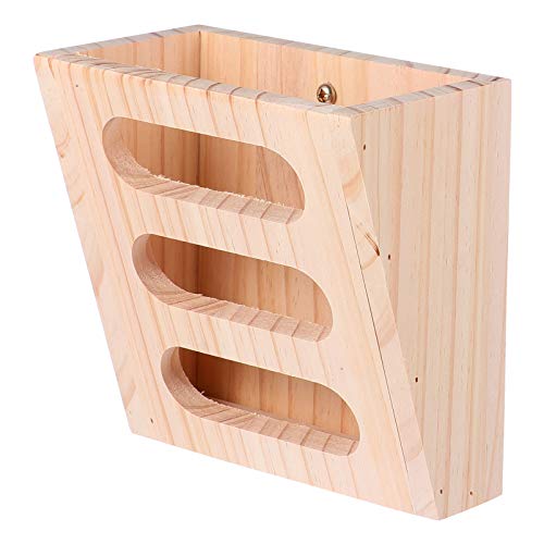 ifundom Grasständer Aus Holz Für Kaninchen Kaninchenspielzeug Kaninchenfutter Kaninchenheu Futterspender Hasenfutter Futterkrippe Aus Holz Grashalter Für Meerschweinchen von ifundom