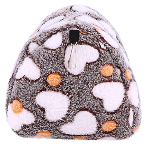 ifundom Hängematte für Kleintiere Wärmende Baumwoll Hängematte für Hamster und Meerschweinchen Gemütliches Bett für Winter Haken für Spiel und Schlaf von ifundom