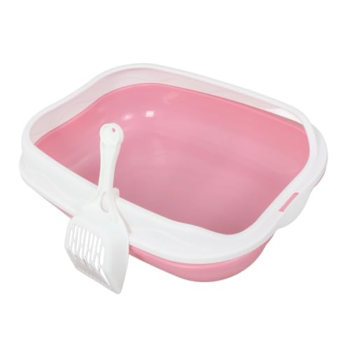 ifundom Halbgeschlossene Katzentoilette mit Funktion Offenes Design für Einfache für Kätzchen und Kleine Katzen Langlebig und Komfortabel Rosa ifundom Halbgeschlossene Katzentoilette mit Funktion Offenes Design für Einfache für Kätzchen und Kleine Katzen Langlebig und Komfortabel Rosa von ifundom