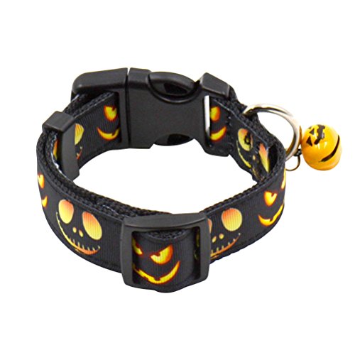 Bell-haustier-halsband Halsband Für Hunde Begünstigt Verstellbares Katzenhalsband Glocke Katzenhalsband Haustier-cosplay-kostüme Schönes Haustiergeschirr Einstellbar Kürbis von ifundom