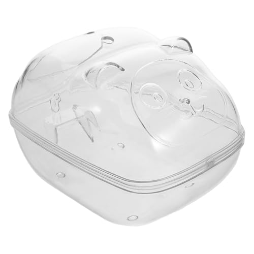 ifundom Hamster Badewanne Kleines Tiersandbad Hamstersandbadbadewanne Badezubehör Für Tiere Chinchillakäfig Sandbadbehälter Für Hamster Futternapf Für Hamster Hamsterbad Transparent Pp von ifundom