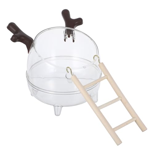 ifundom Hamster Badezimmer Toilette Hamster Badesand Chinchilla-badehaus Hamsterbad Chinchilla- -badehaus Hühnersandbadwanne Hamster Kauert Hamsterbettwäsche Hölzern Coffee von ifundom