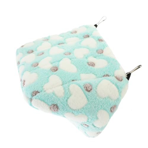 ifundom Hamster Hängematte Versteckbett Für Hamster Hamster-Winter-wärmenest Mini-Hamster-baumwollnest Tragbares Hamsternest Hamsterschlafbetten Hamsterbett Zu Hause Light Green Baumwolle von ifundom