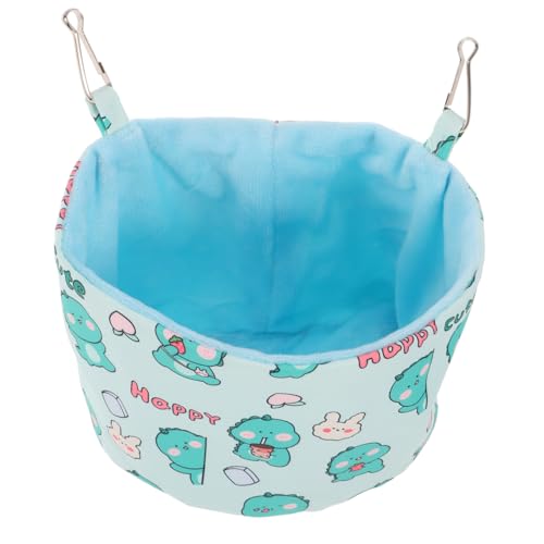 ifundom Hamster Hängematte für Kleintiere Warmes und Bequemes Schlafzelt Doppellagiges Design für Hamster Chinchillas und Meerschweinchen aus Strapazierfähigem Canvas Einfach Aufzuhängen von ifundom