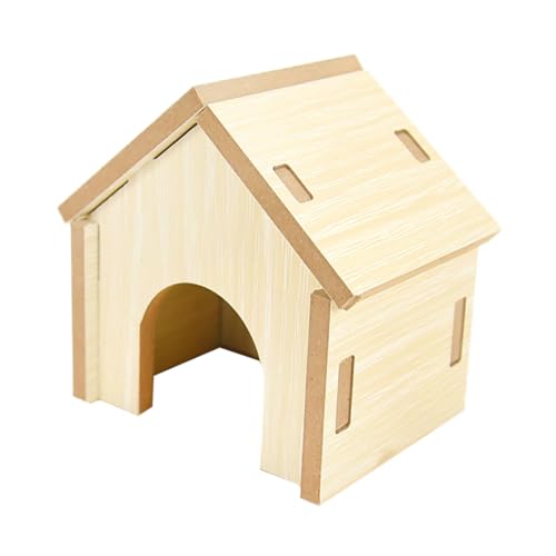 ifundom Hamster Holzhaus Kleintier Versteck Haus aus Natürlichem Holz Langlebig und Sicher Kleines Nest für Hamster Schlafen und DIY Bemalbar Geeignet als für Haustierliebhaber ifundom Hamster Holzhaus Kleintier Versteck Haus aus Natürlichem Holz Langlebig und Sicher Kleines Nest für Hamster Schlafen und DIY Bemalbar Geeignet als für Haustierliebhaber von ifundom