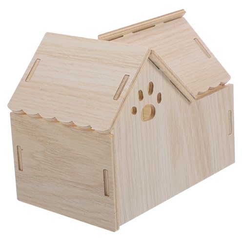 ifundom Hamster Holzhaus Versteck zum Klettern und Schlafen für Kleine Tiere Wie Hamster Chinchilla Zwerghamster Ganzjährig Nutzbares Robustes Holzspielzeug für Käfig und Gehege ifundom Hamster Holzhaus Versteck zum Klettern und Schlafen für Kleine Tiere Wie Hamster Chinchilla Zwerghamster Ganzjährig Nutzbares Robustes Holzspielzeug für Käfig und Gehege von ifundom