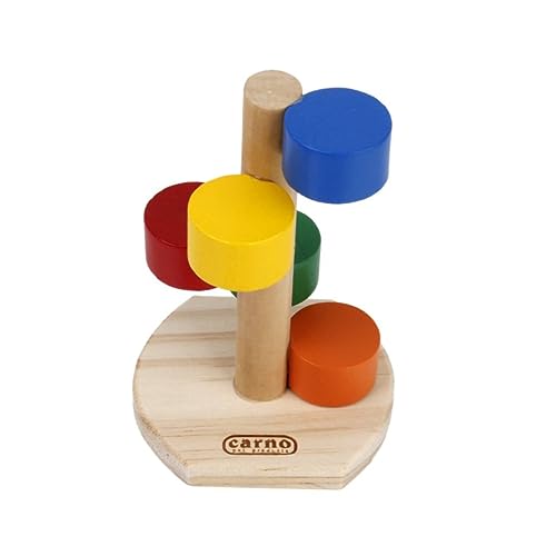 ifundom Hamster Holzleiter Kletterspielzeug für Kleintiere aus Holz für Hamster Meerschweinchen und Ratten Fördert und Bewegung von ifundom