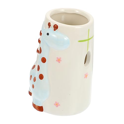 ifundom Keramik Hamster Trinkflasche Ständer Wasserflaschenhalter für Kleintiere Stabiler Wasserbehälter Einfacher Zugang für Hamster und Nager von ifundom