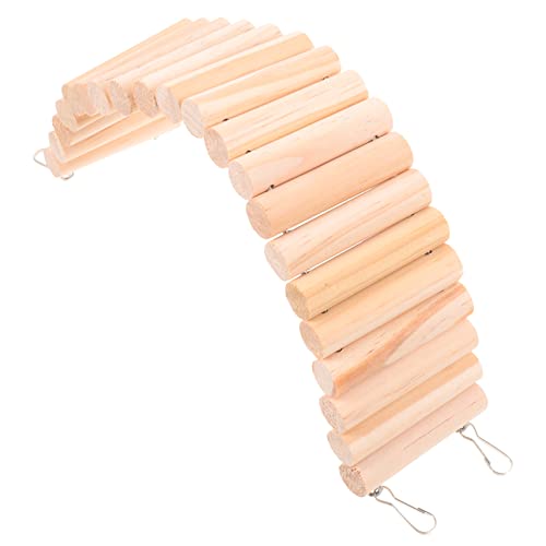 ifundom Hamster Kletterleiter aus Holz Lange Spielzeugleiter für Hamsterkäfige Sicheres Klettern für Kleintiere Wie Rennmäuse und Mäuse ifundom Hamster Kletterleiter aus Holz Lange Spielzeugleiter für Hamsterkäfige Sicheres Klettern für Kleintiere Wie Rennmäuse und Mäuse von ifundom