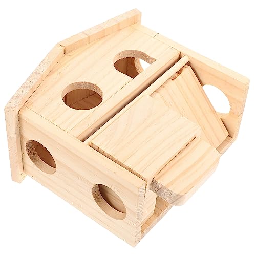 ifundom Chinchillakäfigzubehör Aus Hochwertigem Holz Für Kleine Tiere Inklusive Hütte Plattform Und Nest Für Hamster Ratten Und Chinchillas Zum Entspannen Schlafen Und Spielen ifundom Chinchillakäfigzubehör Aus Hochwertigem Holz Für Kleine Tiere Inklusive Hütte Plattform Und Nest Für Hamster Ratten Und Chinchillas Zum Entspannen Schlafen Und Spielen von ifundom
