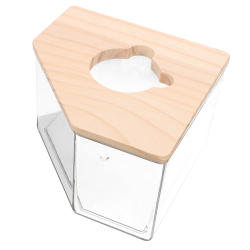 ifundom Hamster Sandbad Box Sandbad und Toilette für Hamster Rennmäuse und Kleintiere Transparent Groß Praktisch Leicht zu Reinigen und Langlebig von ifundom