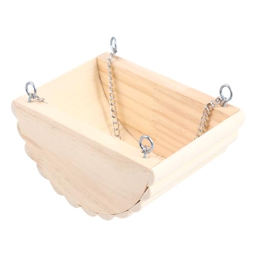 ifundom Hamster Schaukel Nest aus Holz Hängendes Haustier Nest für Parrot und Kleintiere Sicherer Schlafplatz und Ruhestätte Robust und Komfortabel als Käfig Dekoration und Kuschelplatz ifundom Hamster Schaukel Nest aus Holz Hängendes Haustier Nest für Parrot und Kleintiere Sicherer Schlafplatz und Ruhestätte Robust und Komfortabel als Käfig Dekoration und Kuschelplatz von ifundom