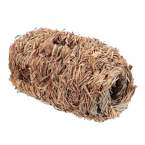 ifundom Hamster Spielhaus aus Naturstroh Kleintier Versteck Tunnel für Hamster und Kleine Nagetiere Sicheres Nest für Spiel und Erkundung Optimale für Hamsterarten ifundom Hamster Spielhaus aus Naturstroh Kleintier Versteck Tunnel für Hamster und Kleine Nagetiere Sicheres Nest für Spiel und Erkundung Optimale für Hamsterarten von ifundom