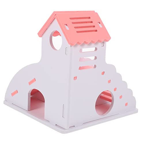 ifundom Hamster Spielhaus mit Kletterleiter und Versteck Kleines Kleintierhaus Schlafen Langlebiges Mehrzweck für Hamster Meerschweinchen und Kleine Haustiere DIY Weiß ifundom Hamster Spielhaus mit Kletterleiter und Versteck Kleines Kleintierhaus Schlafen Langlebiges Mehrzweck für Hamster Meerschweinchen und Kleine Haustiere DIY Weiß von ifundom