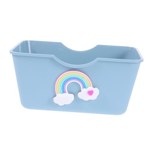 ifundom Hamster Toilette Hamsterwanne Toilettenfigur Hamsterhaus Schlafbett Für Hamster Kleine Tierverstecke Zubehör Für Kleine Haustierkäfige Tiersandbad Hamsterbad Abs Sky-Blue von ifundom