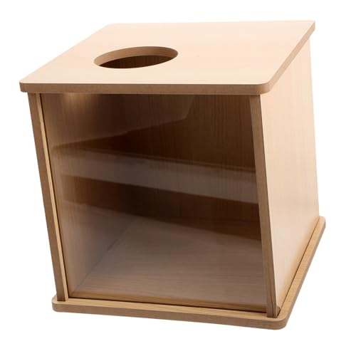 ifundom Hamster Transparente Sandbad Box für Hamster Sicheres und Hygienisches Badezimmer für Pflege Wohlbefinden Ihres Haustiers zu Reinigen von ifundom