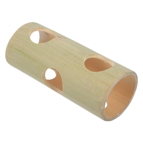 ifundom Hamster Tunnel Versteck für Kleintiere Sicher für Hamster und Meerschweinchen Fördert Kauen Zufällige und Stilwahl Mittlere Zufällige Farbe von ifundom