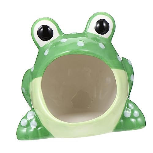 ifundom Hamster Versteck Keramik Cartoon Kleines Hamsterhaus für Kleintiere Dekorative aus Keramik für Hamster für Käfige Schlafplatz ifundom Hamster Versteck Keramik Cartoon Kleines Hamsterhaus für Kleintiere Dekorative aus Keramik für Hamster für Käfige Schlafplatz von ifundom