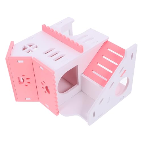 ifundom Hamster Versteck aus Kratzfestem Buntes Kleines Haus für Hamster Meerschweinchen Chinchillas und Igel Gemütliche Villa als Rückzugsort und Spielplatz für Kleintiere ifundom Hamster Versteck aus Kratzfestem Buntes Kleines Haus für Hamster Meerschweinchen Chinchillas und Igel Gemütliche Villa als Rückzugsort und Spielplatz für Kleintiere von ifundom