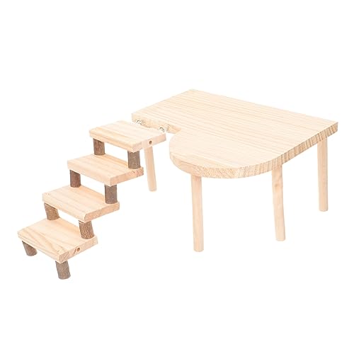 ifundom Verschleißfestes Hamster Spielzeug für Kleine Tiere Interessante Chinchilla Plattform Sichere Holzbrücke Dekoratives Rattenspielzeug für Käfigratten und Hamsterzubehör ifundom Verschleißfestes Hamster Spielzeug für Kleine Tiere Interessante Chinchilla Plattform Sichere Holzbrücke Dekoratives Rattenspielzeug für Käfigratten und Hamsterzubehör von ifundom