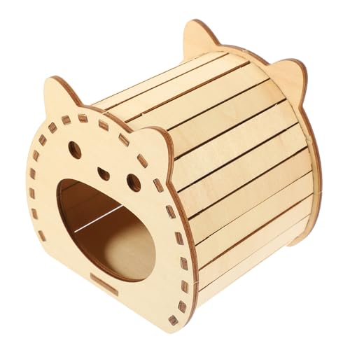 ifundom Hamster Holz Versteck Meerschweinchen Schlafhaus Unvollendet Nest Haustier Versteck Haustier Liefert von ifundom