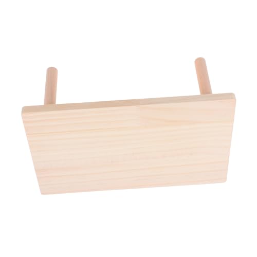 ifundom Hamster Spielplatz Plattform aus Holz – 15cm Hoch Platzsparend Langlebig und Kauresistent für Kleintiere Wie Hamster Mäuse und Vögel Zubehör für Hamsterkäfige von ifundom