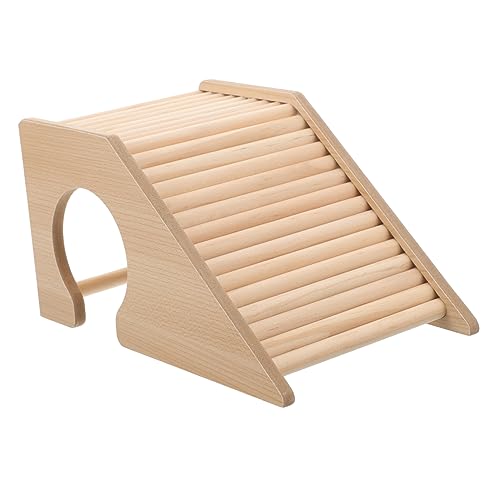 ifundom Holzleiter Für Hamster Kletterleiter Spielzeug Mit Robustem Holzmaterial Geeignet Für Chinchillas Rennmäuse Und Mäuse Bissfeste Leiter Für Kleintiere von ifundom