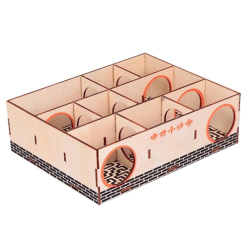 ifundom Haustier -Labyrinthspielzeug Aktivität Nagetier Zwerg Hamsterzubehör Hamsterröhren Hamster Labyrinth Tunnel aus Holz Hamster-Labyrinth-Röhren Tunnelhamster hölzern ifundom Haustier -Labyrinthspielzeug Aktivität Nagetier Zwerg Hamsterzubehör Hamsterröhren Hamster Labyrinth Tunnel aus Holz Hamster-Labyrinth-Röhren Tunnelhamster hölzern von ifundom