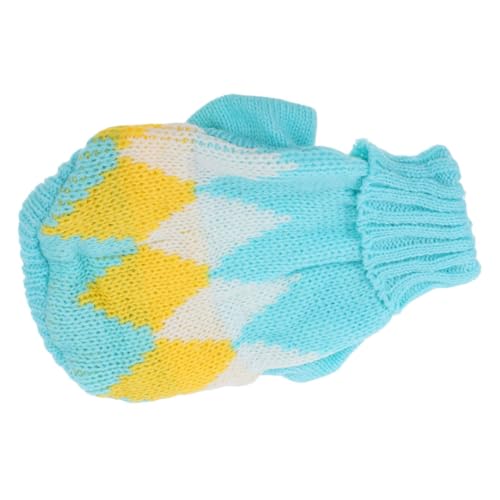 ifundom Haustier-Pullover Katzenpullover Zum Valentinstag Haustierhundkleidung Kätzchen-Pullover Herz-welpenpullover Hundepullover Für Mädchen Pullover Mit Hundeherzen Welpen-Pullover Garn von ifundom
